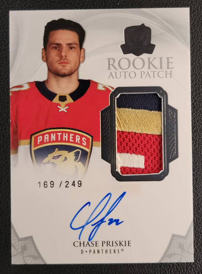 Chase Priskie Rookie Auto Patch 169/249 - 2020/21 The Cup