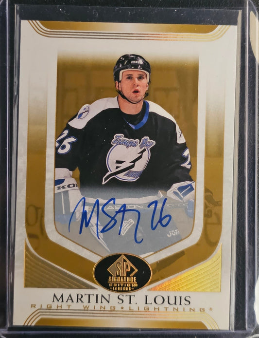 Martin St. Louis Legends Autograph - 2020/21 SP Signature Edition Legends