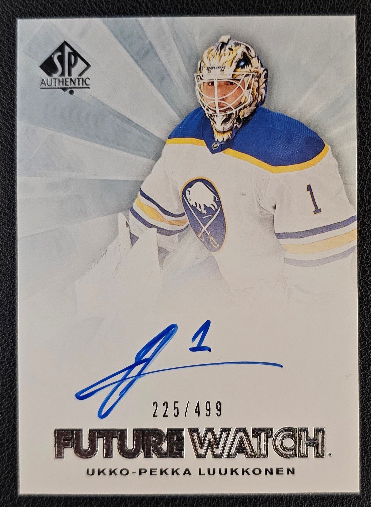 Ukko-Pekka Luukkonen Retro Future Watch Auto /499 - 2021/22 SP Authentic