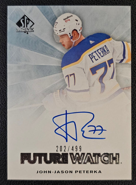 John-Jason Peterka Retro Future Watch Auto 202/499 - 2021/22 SP Authentic