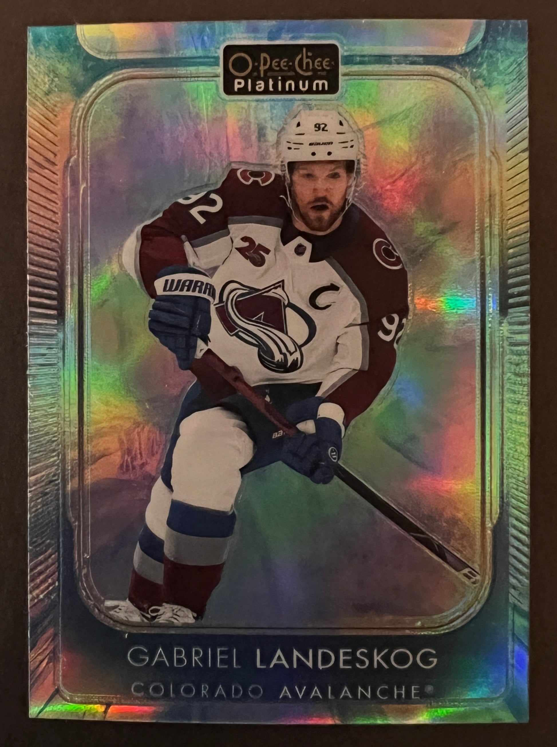 Gabriel Landeskog Arctic Freeze /99 - 2021/22 O-Pee-Chee Platinum