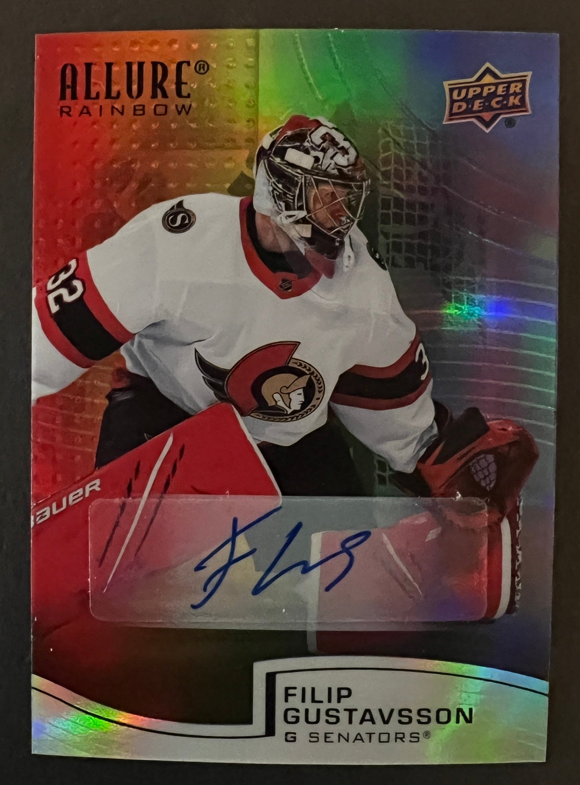 Filip Gustavsson Full Rainbow Auto - 2021/22 Allure