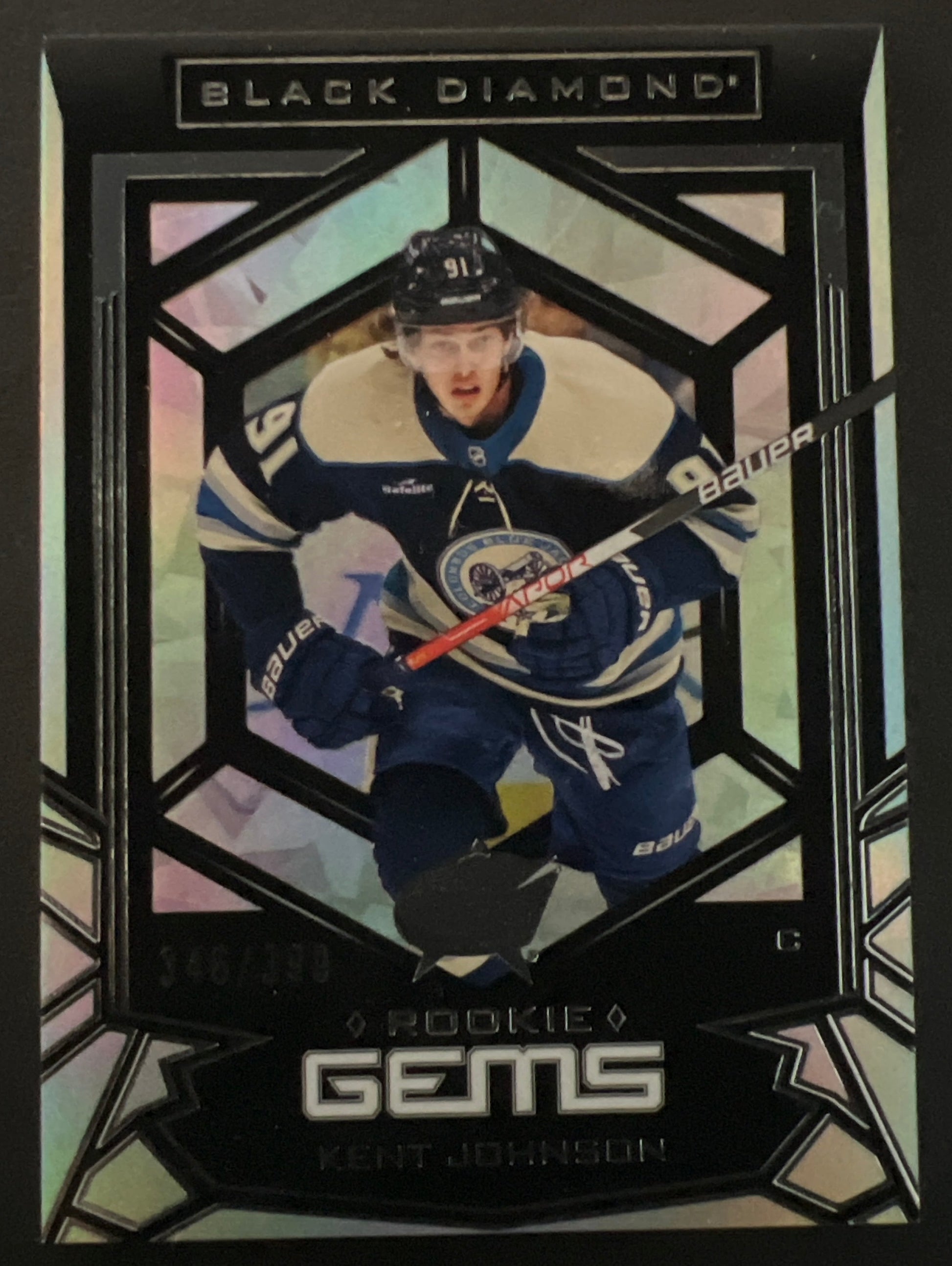 Kent Johnson Rookie Gems /399 - 2022/23 Black Diamond