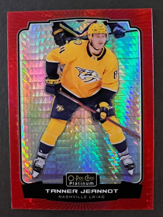 Tanner Jeannot Red Prism /199 - 2022/23 O-Pee-Chee Platinum