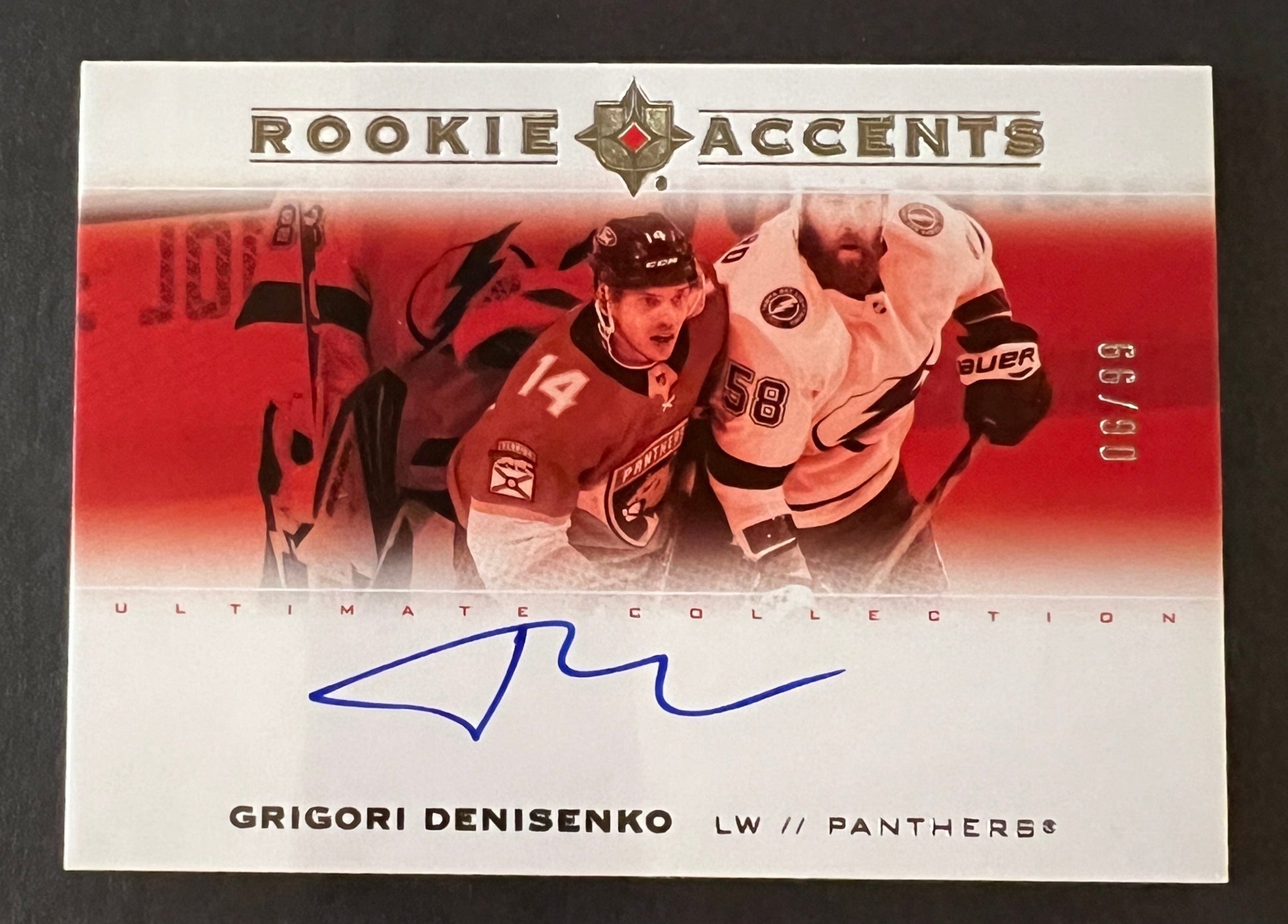 Grigori Denisenko Rookie Accents Auto /99 - 2021/22 Ultimate