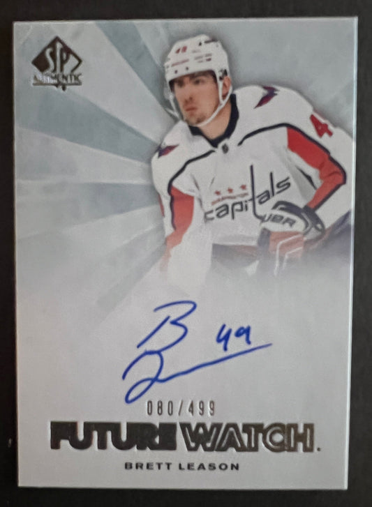 Brett Leason Retro Future Watch Auto /499 - 2021/22 SP Authentic