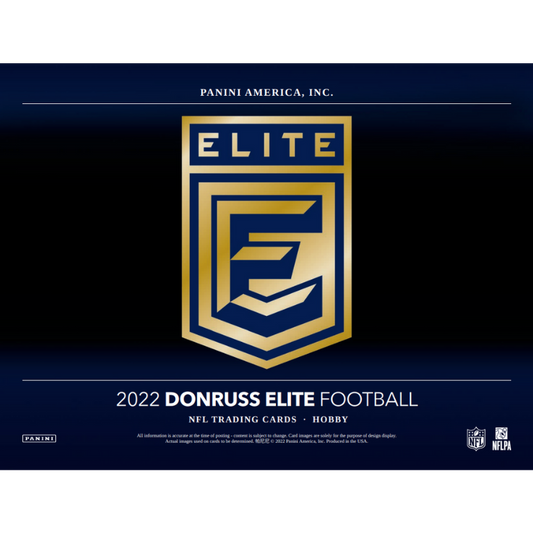 2022 Panini Donruss Elite Football Hobby Box - NFL