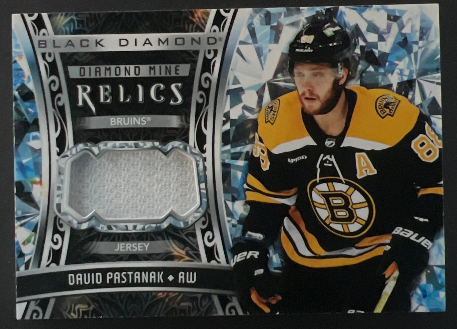 David Patrnak Diamond Mind Relics Jersey - 2022/23 Black Diamond