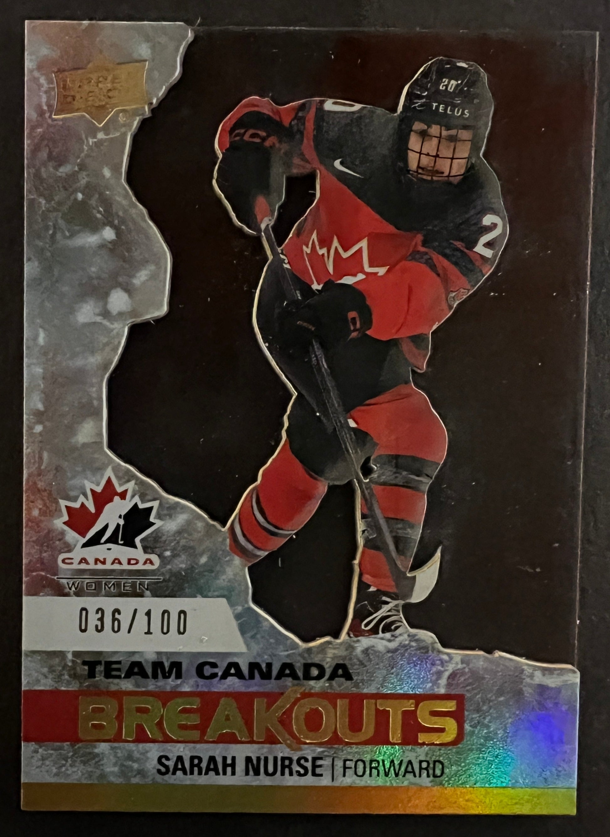 Sarah Nurse Team Canada Breakouts Acetate /100 - 2023 Team Canada