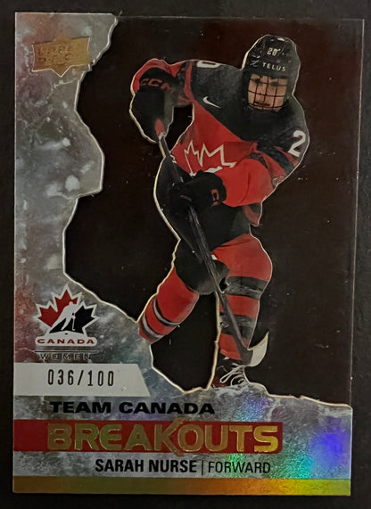 Sarah Nurse Team Canada Breakouts Acetate /100 - 2023 Team Canada