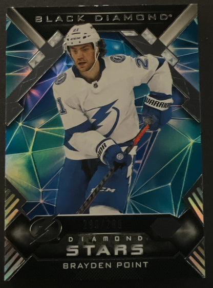 Brayden Point Diamond Stars /299 - 2022/23 Black Diamond