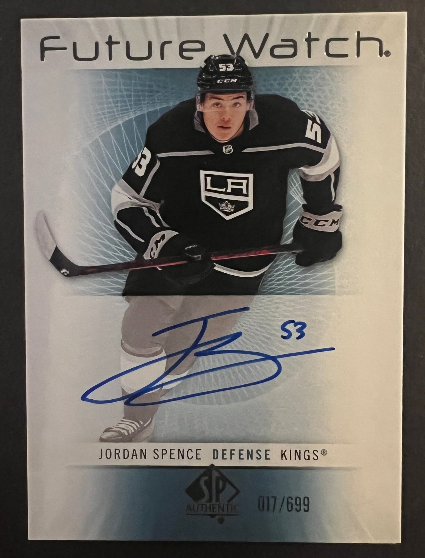 Jordan Spence Retro Future Watch Auto /699 - 2022/23 SP Authentic