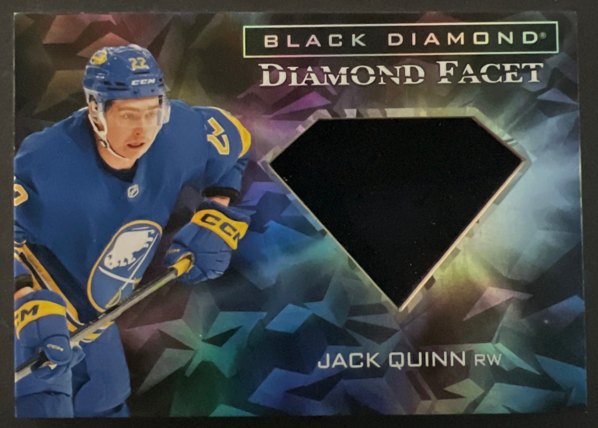 Jack Quinn Rookie Diamond Facet - 2022/23 Black Diamond