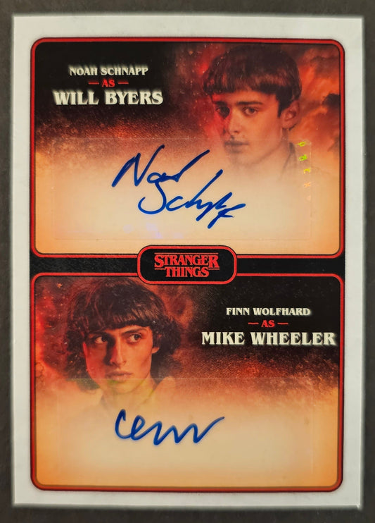 Mike Wheeler & Will Byers Stranger Things Dual Auto - Stranger Things 4