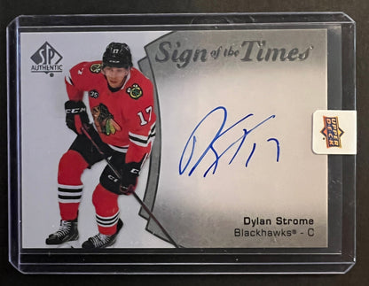 Dylan Strome Sign Of The Times Auto - 2021/22 AP Authentic