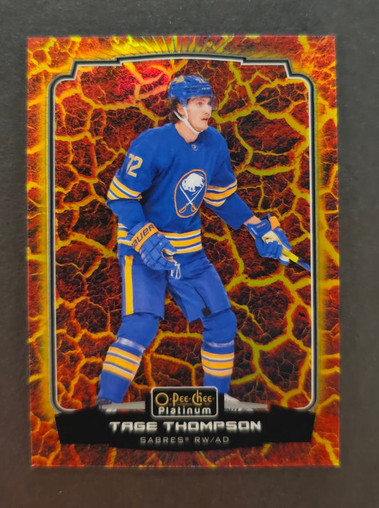 Tage Thompson #132 Hot Magma /499 - 2022/23 O-Pee-Chee Platinum