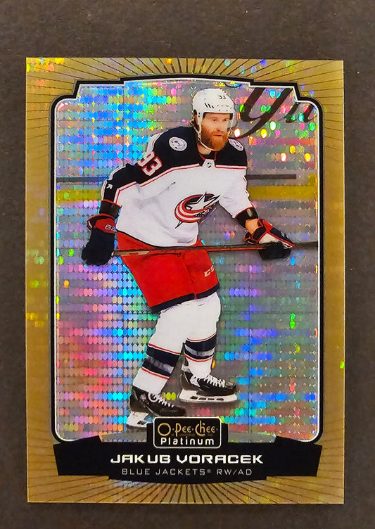 Jakob Voracek #85 Seismic Gold /50 - 2022/23 O-Pee-Chee Platinum