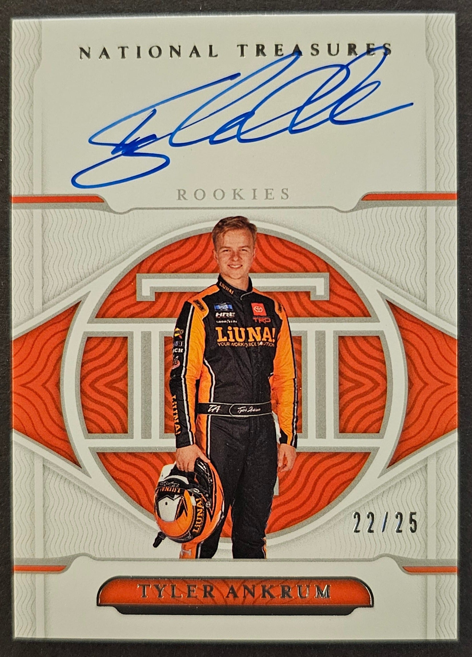 Tyler Ankrum Rookie Auto - 2022 National Treasures Racing