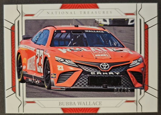 Bubba Wallace Cars Parallel /25 - 2022 National Treasures Racing