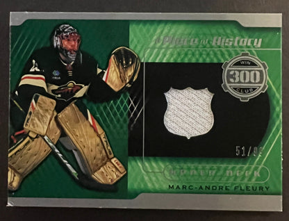 Marc-Andre Fleury A Peice Of History Jersey /99 - 300 Win Club - 2022/23 SP Game Used