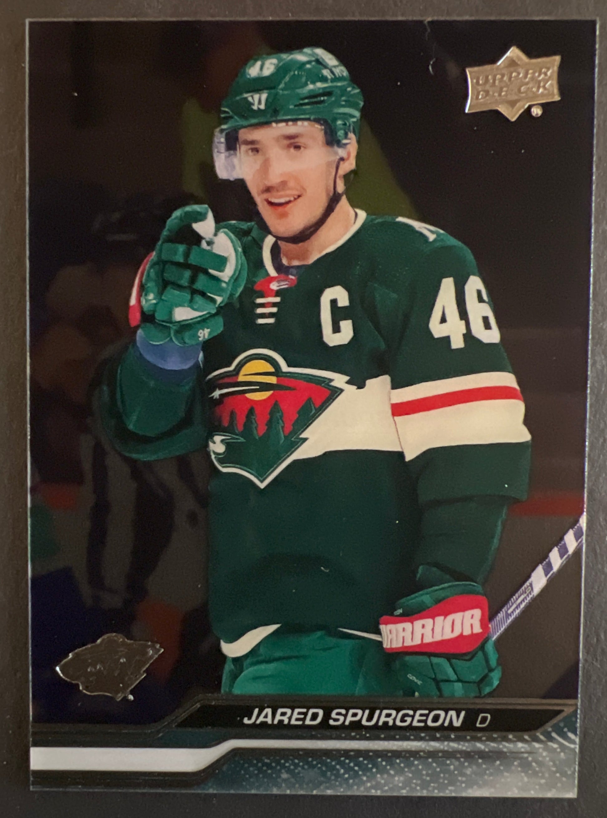 Jared Spurgeon Clear Cut Base - 2023/24 Series 1