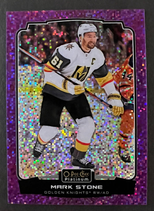 Mark Stone Violet Pixels /299 - 2022/23 O-Pee-Chee Platinum