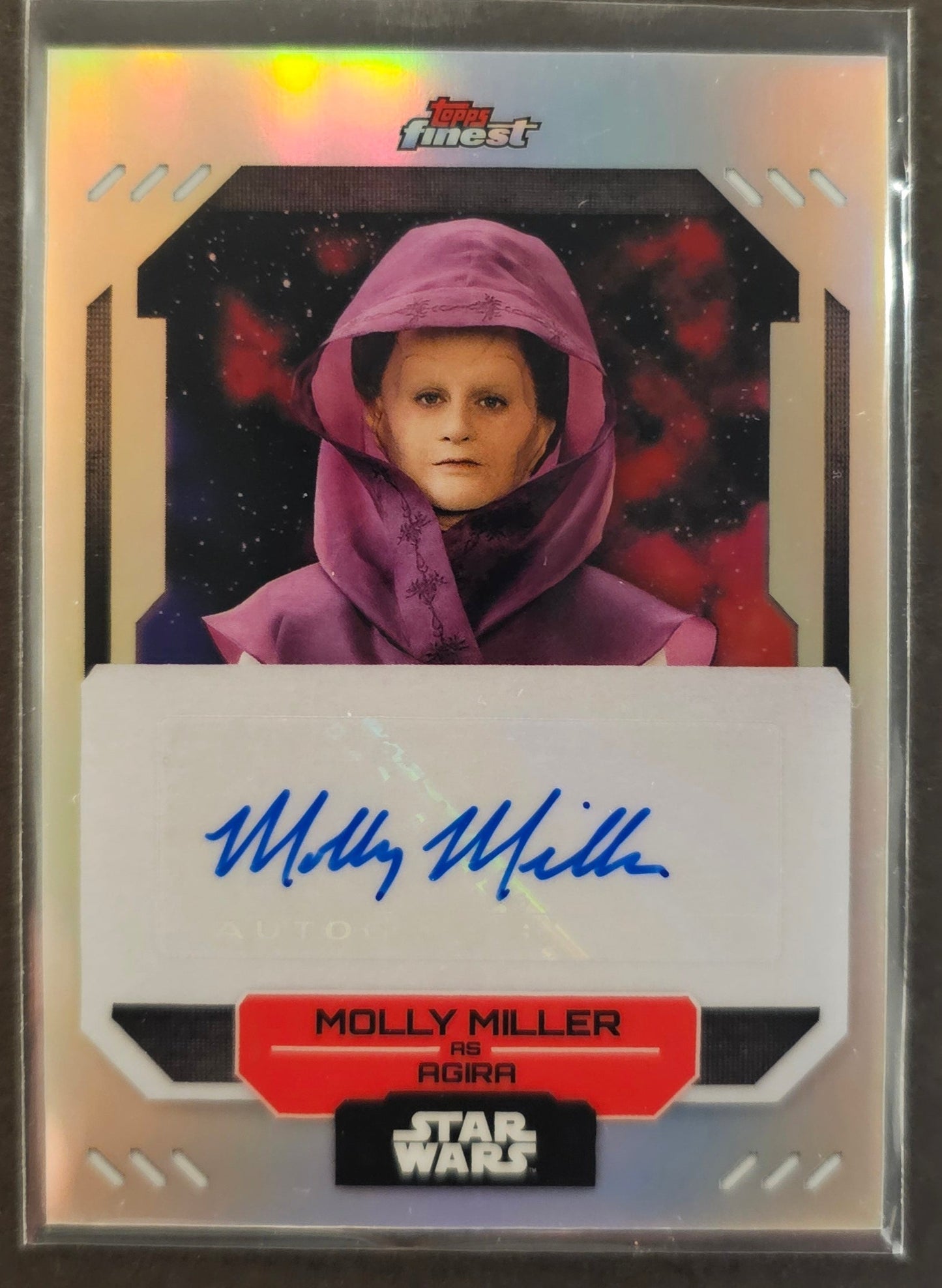 Molly Miller As Agira Auto - 2023 Topps Finest Star Wars