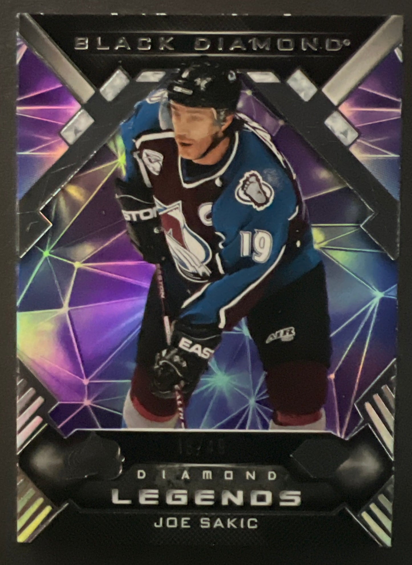 Joe Sakic Diamond Legends /49 - 2022/23 Black Diamond