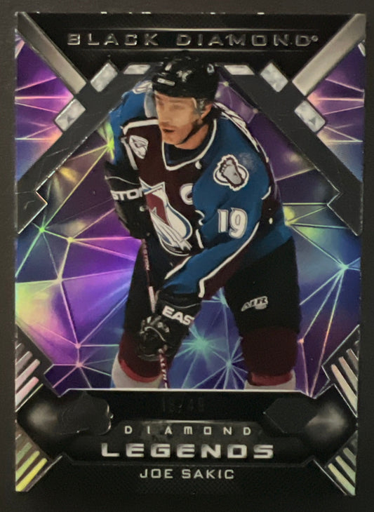 Joe Sakic Diamond Legends /49 - 2022/23 Black Diamond