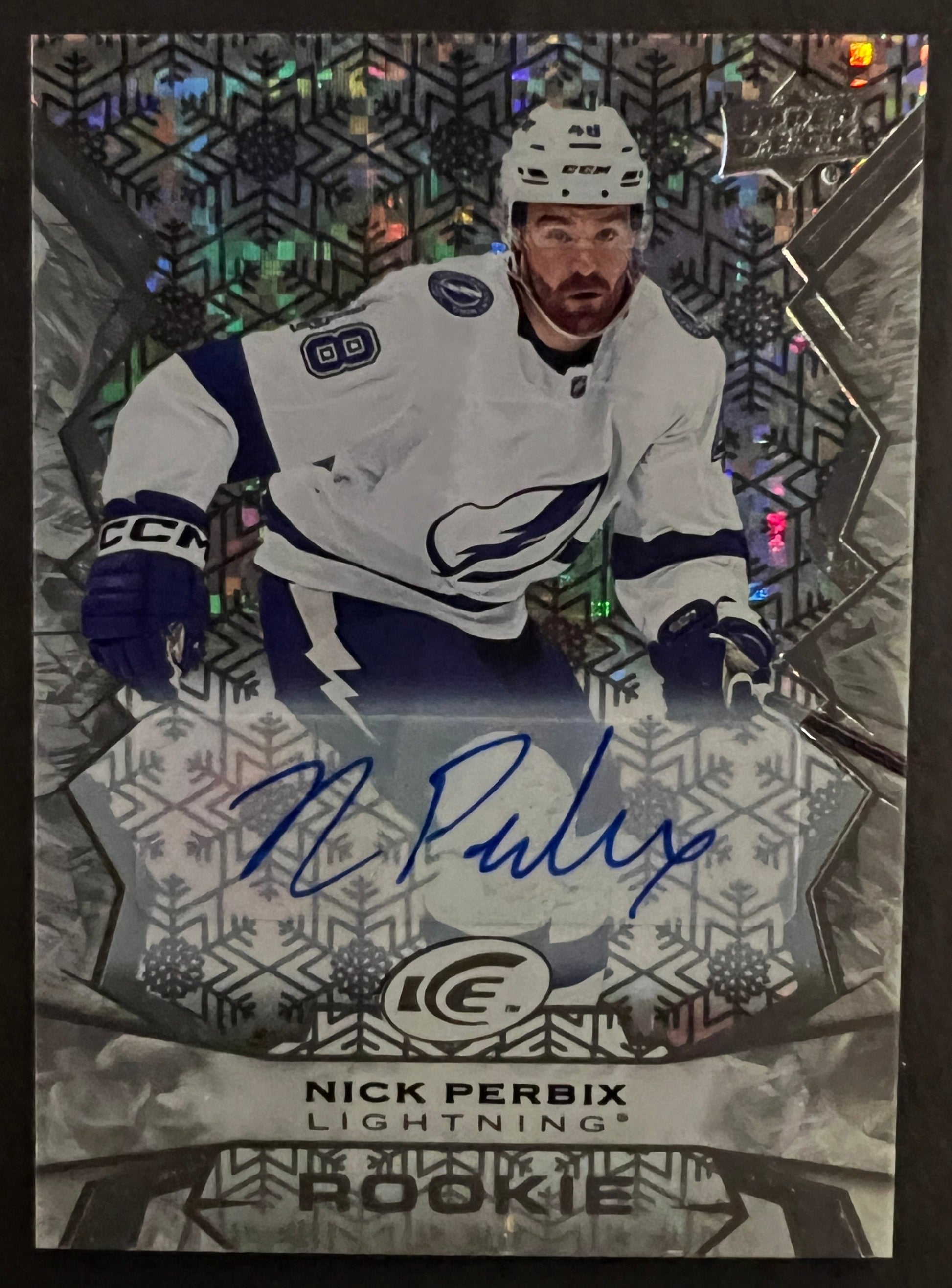 Nick Perbix Snowflake Rookie Auto - 2022/23 Ice