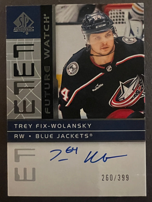 Trey Fix-Wolansky 02-03 Retro Future Watch Auto /399 - 2022/23 SP Authentic