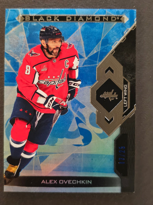 Alex Ovechkin Black Diamond Blue /25 - 2022/23 Black Diamond