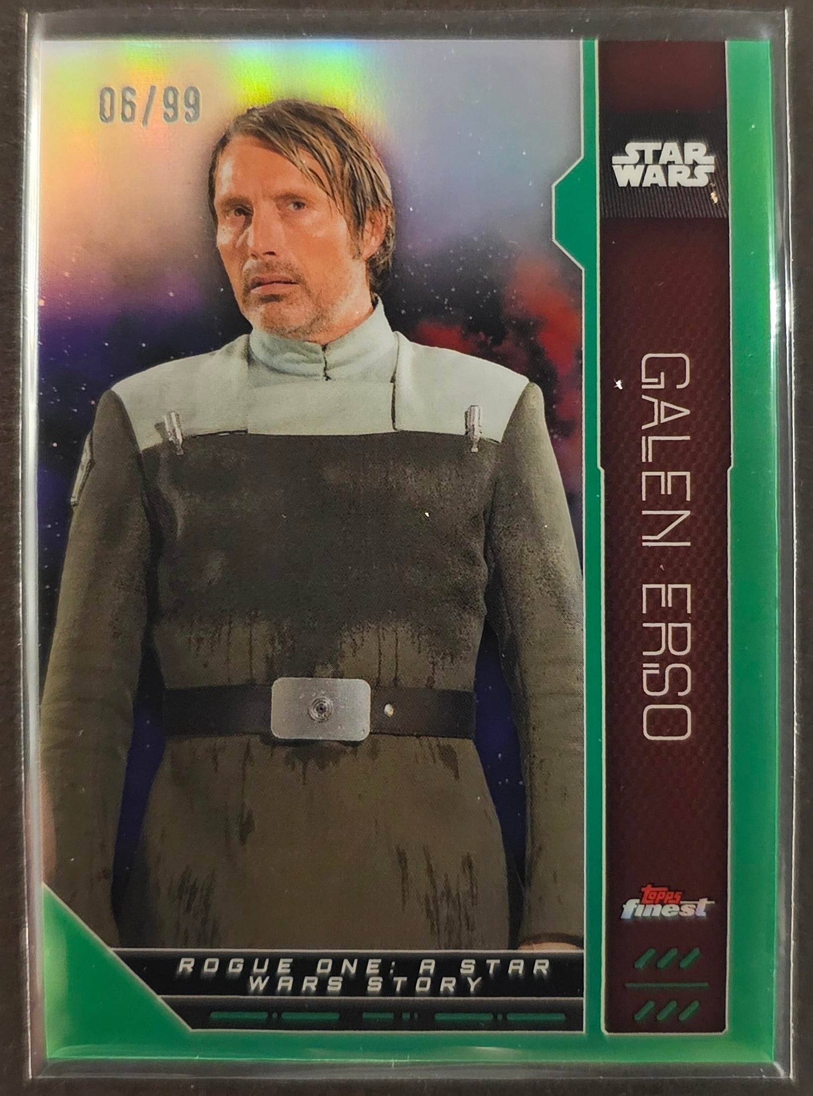 Galen Erso Green Refractor /99 - 2023 Topps Finest Star Wars