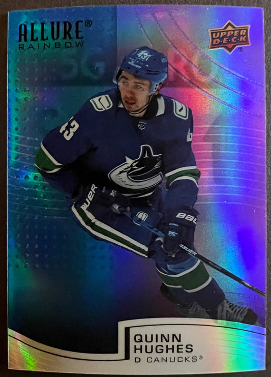 Quinn Hughes Blue/Purple /199 - 2021/22 Allure