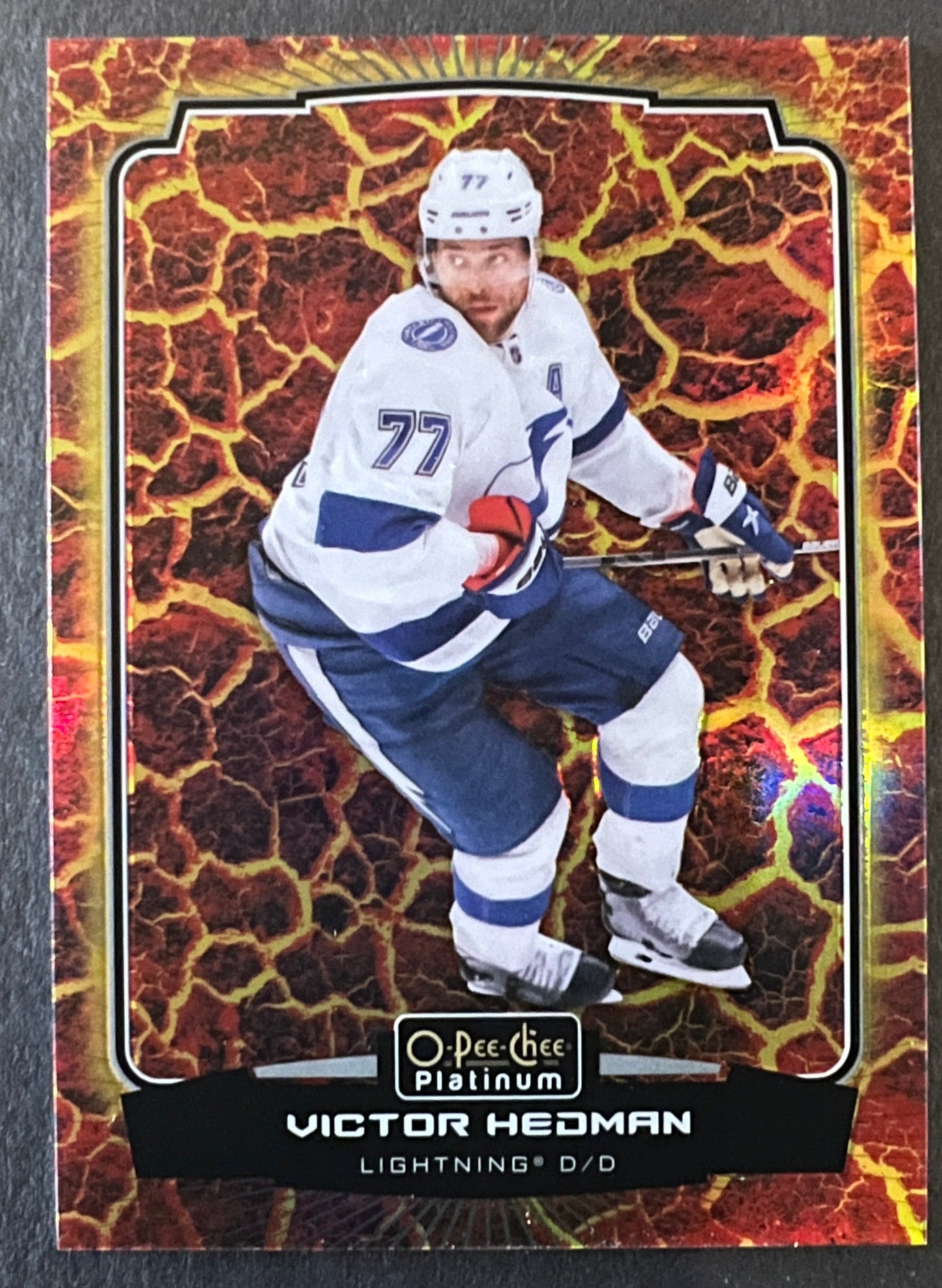 Victor Hedman #134 Hot Magma /499 - 2022/23 O-Pee-Chee Platinum