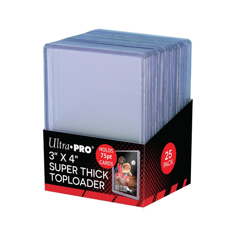 Ultra Pro Toploader 3" X 4" - 75pt Thick
