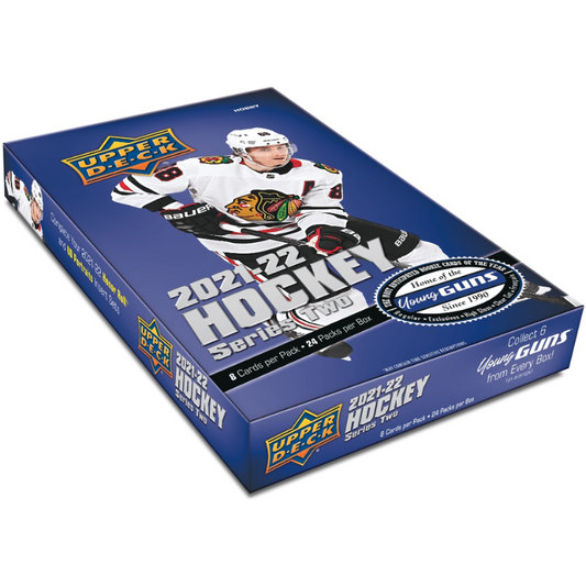 2021/22 Upper Deck Series Two (2) Hockey Hobby Box - NHL