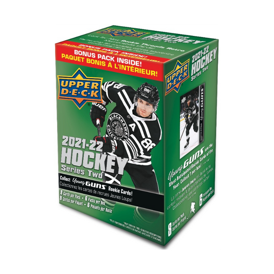 2021/22 UPPER DECK SERIES TWO (2) HOCKEY BLASTER BOX - NHL