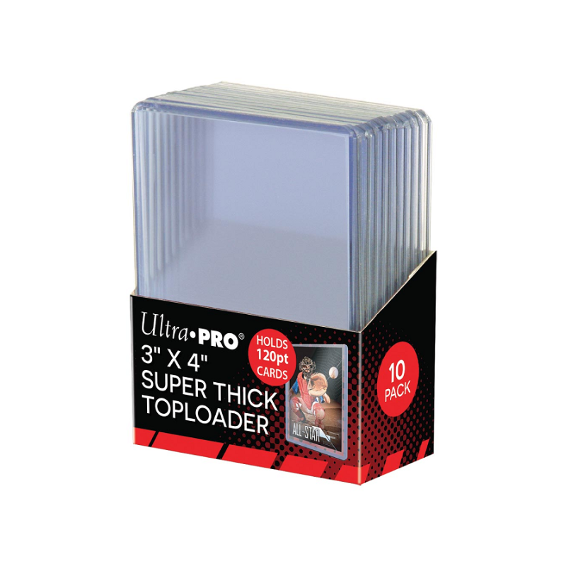 ULTRA PRO TOPLOADER 3" X 4" - 120PT SUPER THICK
