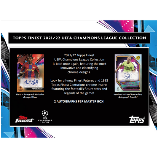 2022 Topps UEFA Champions League Finest Soccer Hobby Box