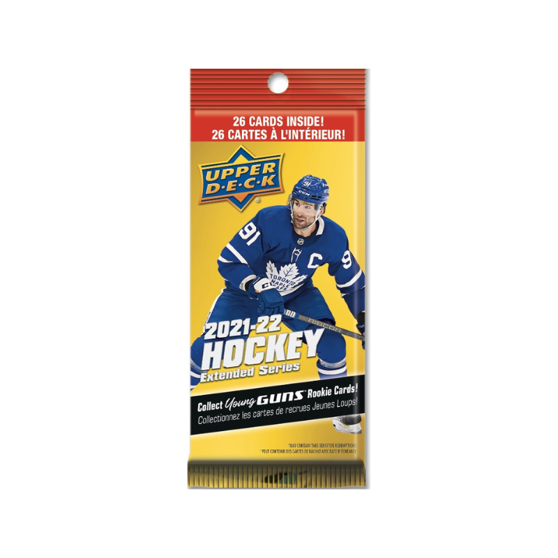 2021/22 UPPER DECK EXTENDED SERIES HOCKEY FAT PACK - NHL