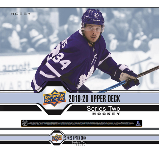 2019/2020 Upper Deck Series Two (2) Hockey Hobby Box - NHL