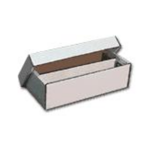 Cardboard Card Box 'Shoe Box' - 1600 Count