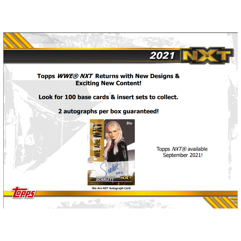 2021 Topps WWE NXT TC