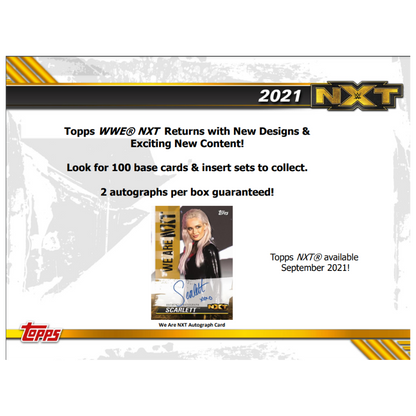 2021 Topps WWE NXT TC