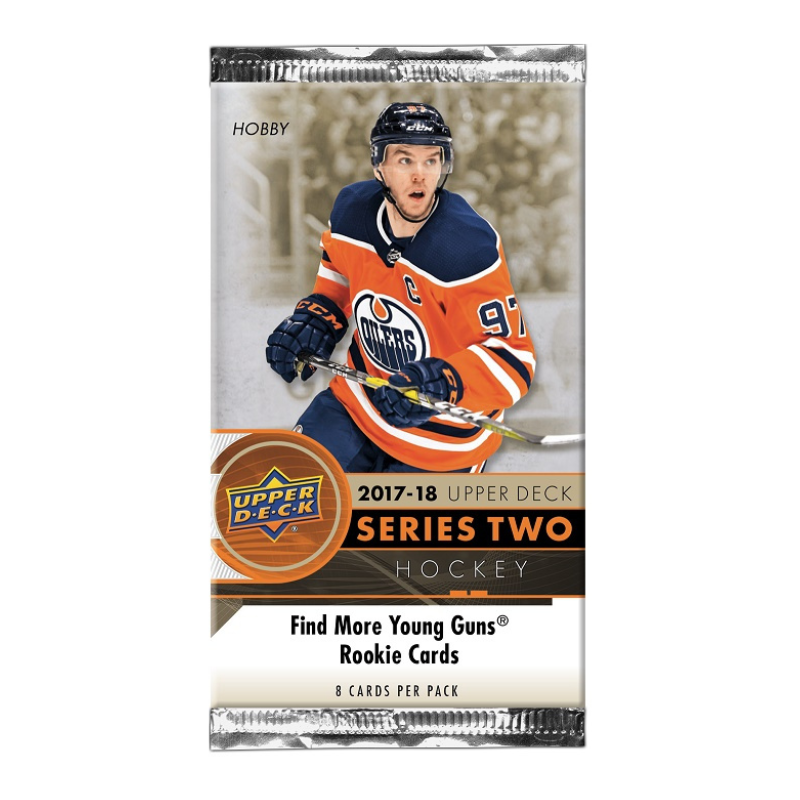 2017/18 UPPER DECK SERIES TWO (2) HOCKEY HOBBY BOX - NHL