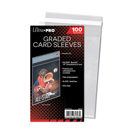 Ultra Pro Graded Card Sleeves - Resealable - 100 Count