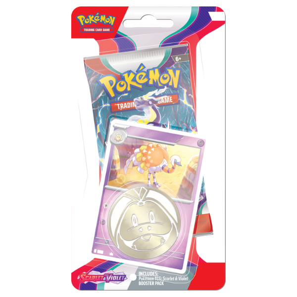 Pokemon Scarlet and Violet Checklane Blister Pack - Sleeved