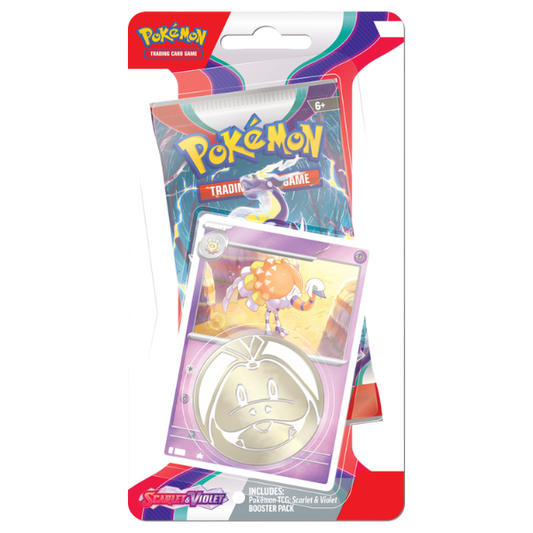 Pokemon Scarlet and Violet Checklane Blister Pack - Sleeved