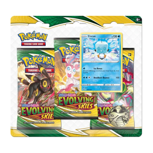 Pokemon Sword and Shield - Evolving Skies 3 Pack Blister